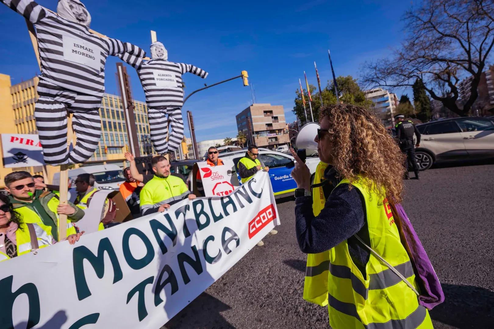 Manifestación en Tarragona: cierre de International Paper