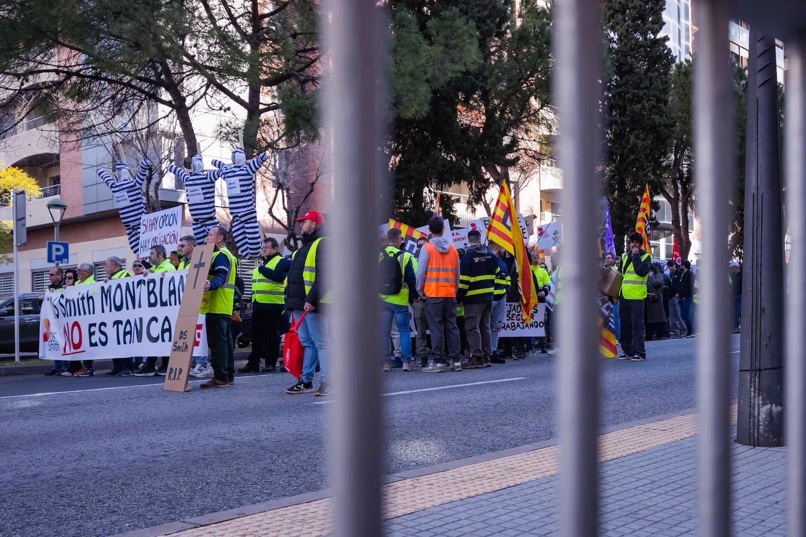 Manifestación en Tarragona: cierre de International Paper