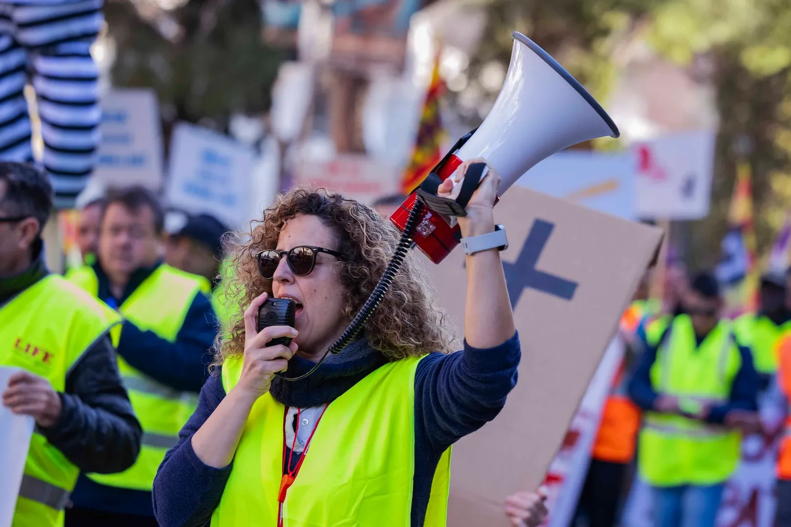 Manifestación en Tarragona: cierre de International Paper