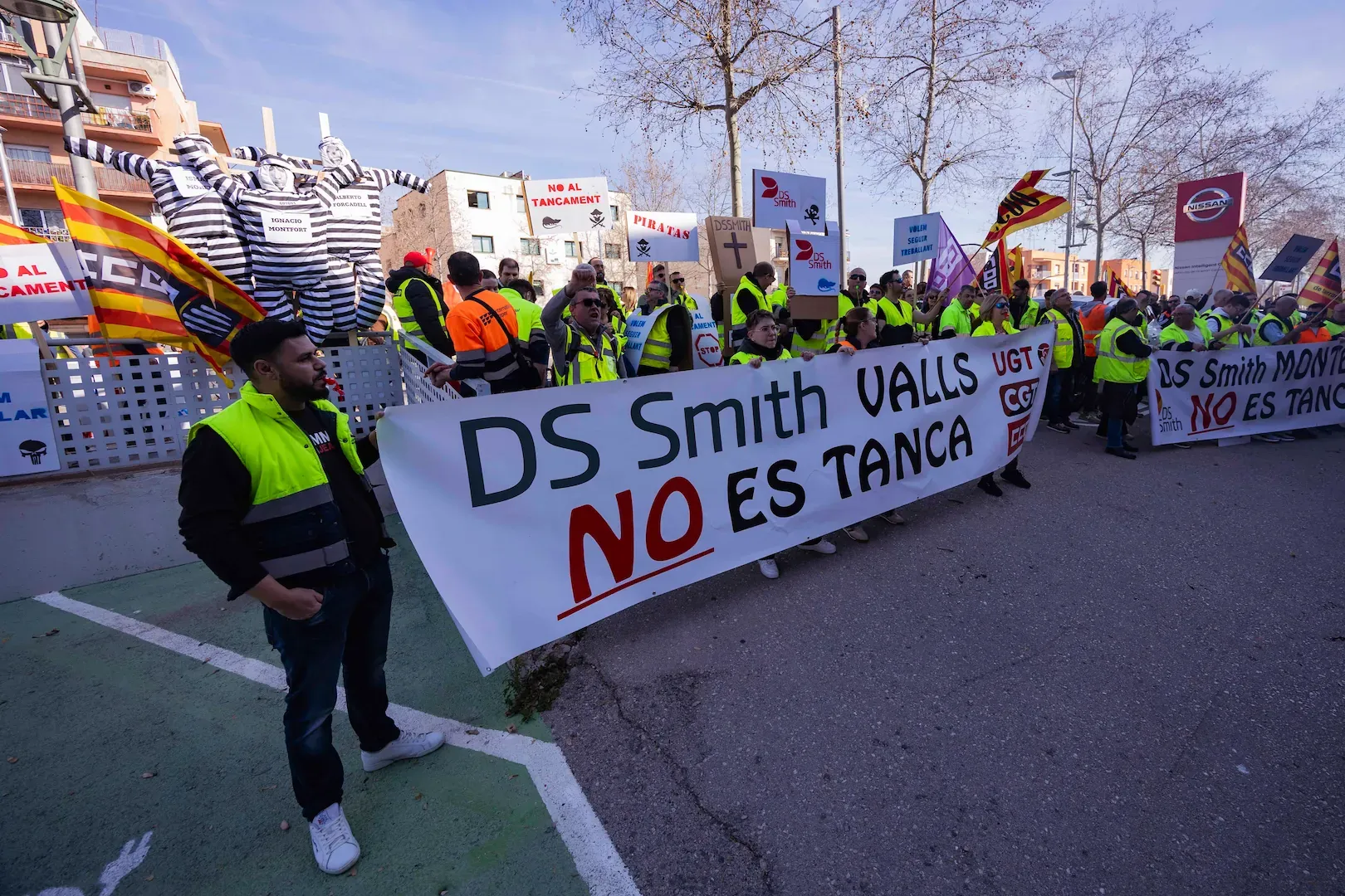 Manifestación en Tarragona: cierre de International Paper