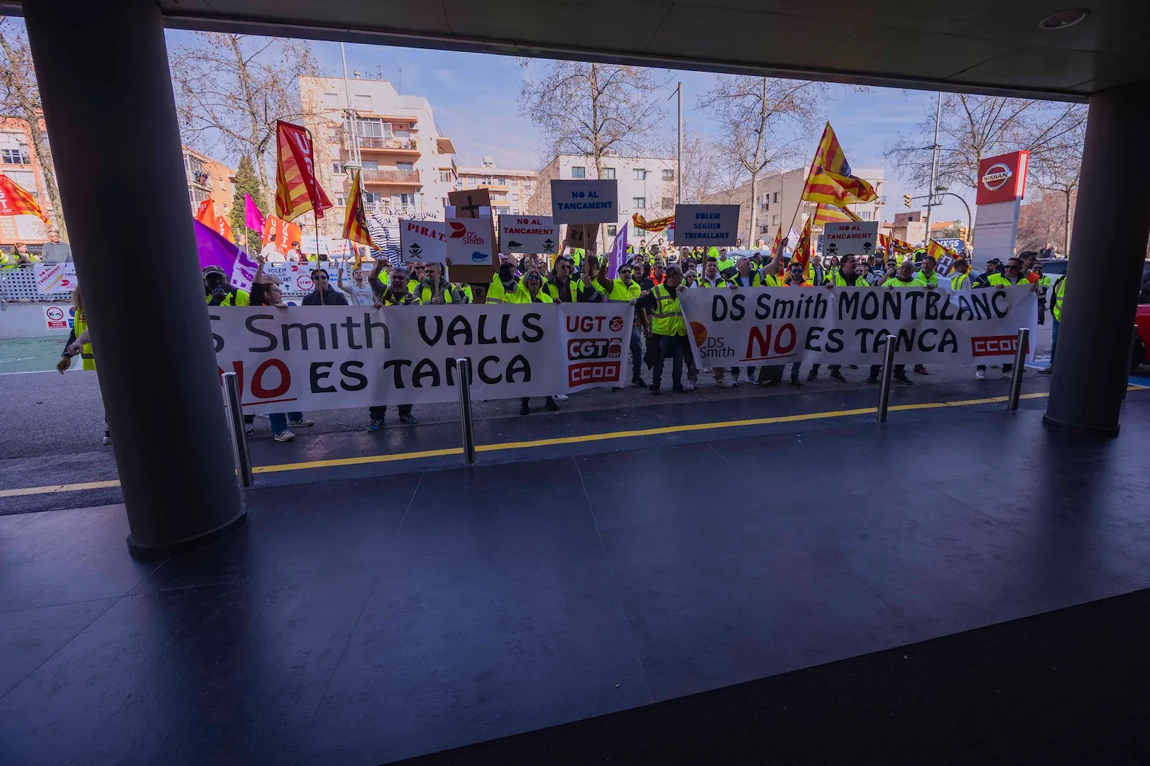 Manifestación en Tarragona: cierre de International Paper
