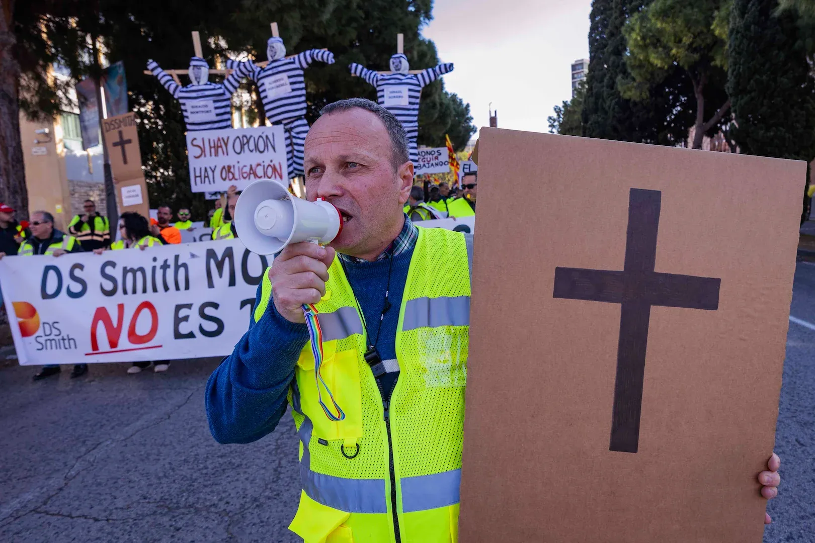 Manifestación en Tarragona: cierre de International Paper