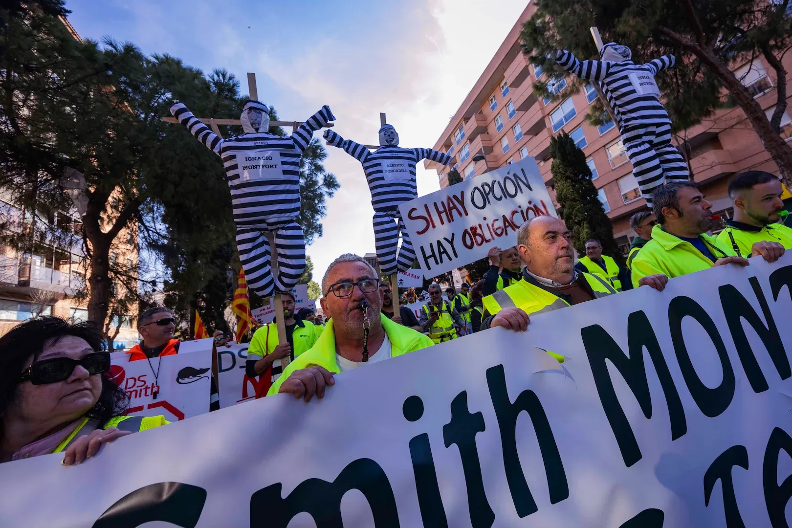 Manifestación en Tarragona: cierre de International Paper
