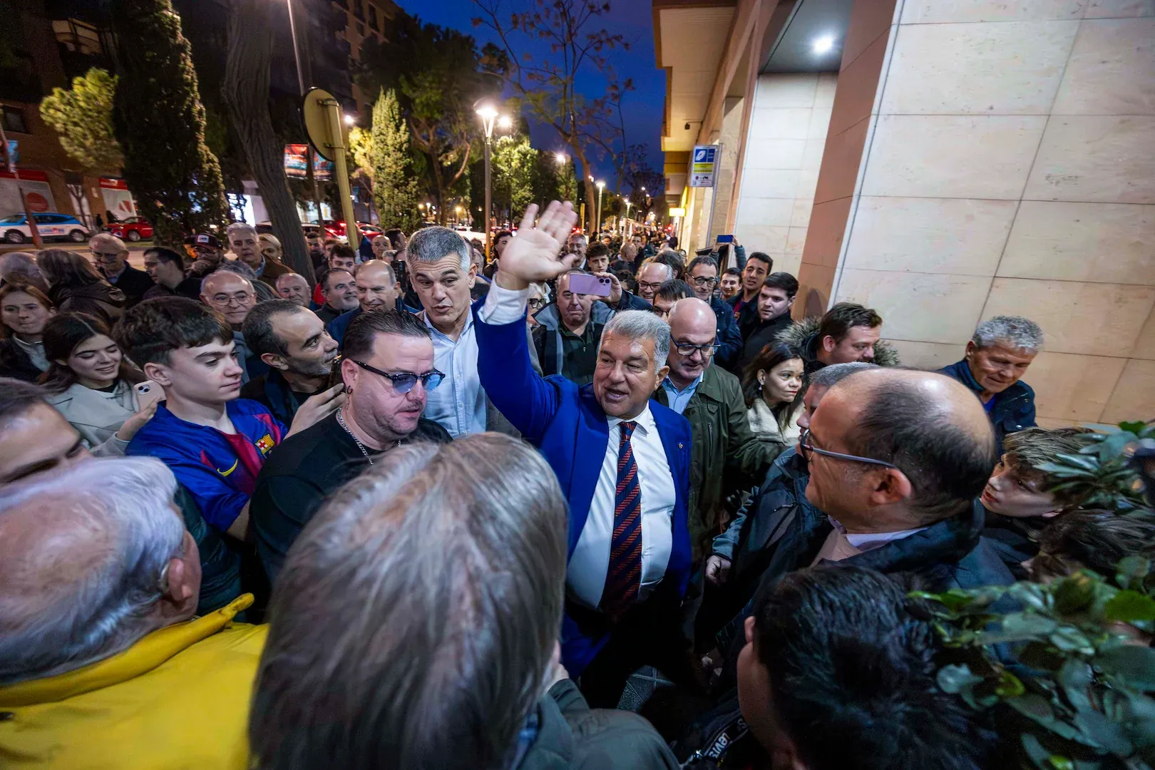 Joan Laporta presenta su candidatura en Tarragona
