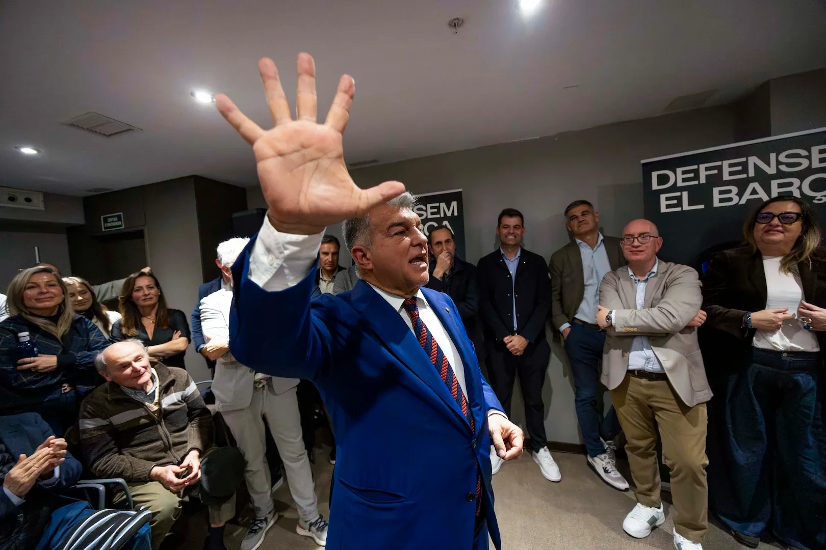 Joan Laporta presenta su candidatura en Tarragona