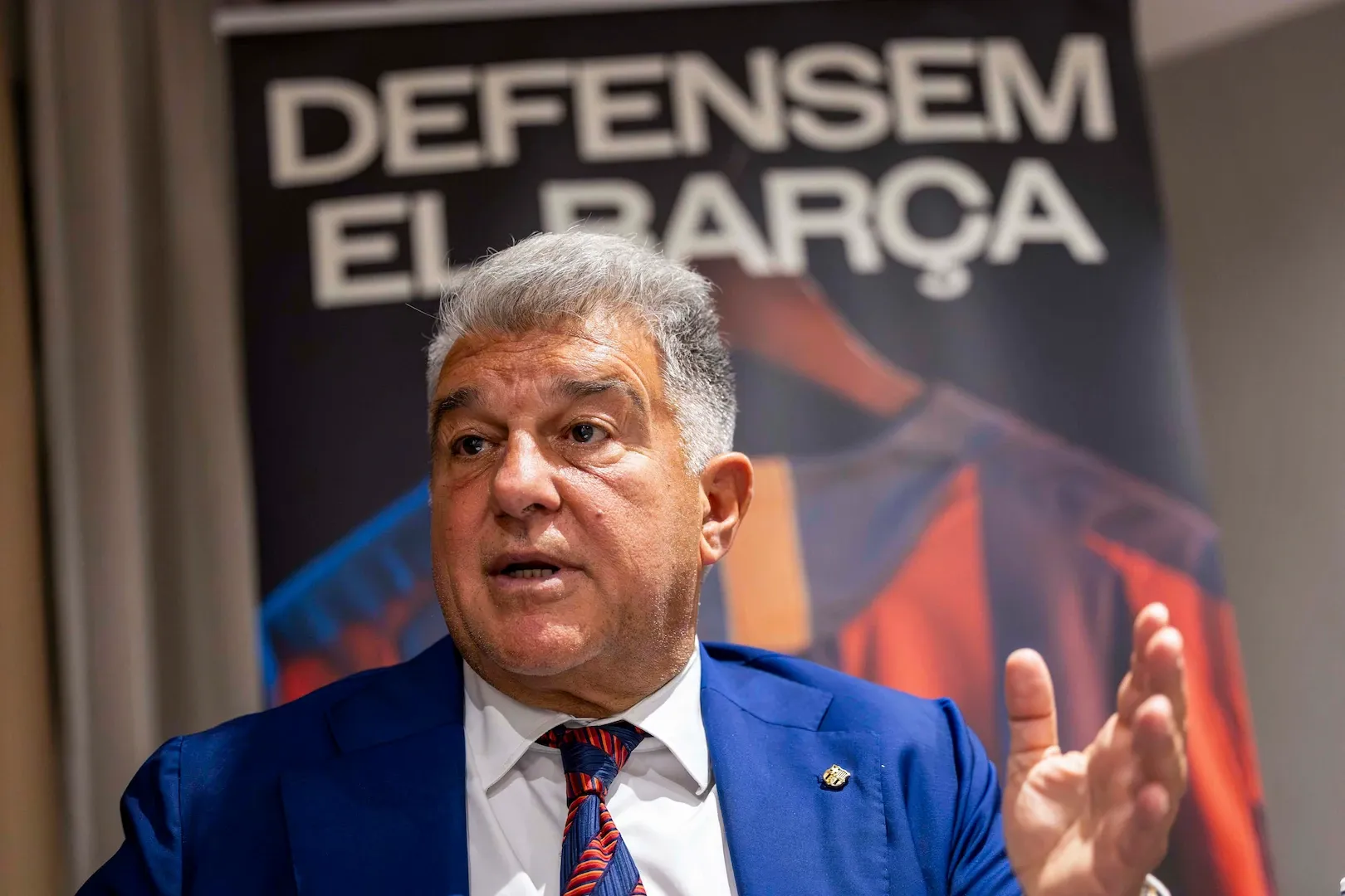Joan Laporta presenta su candidatura en Tarragona